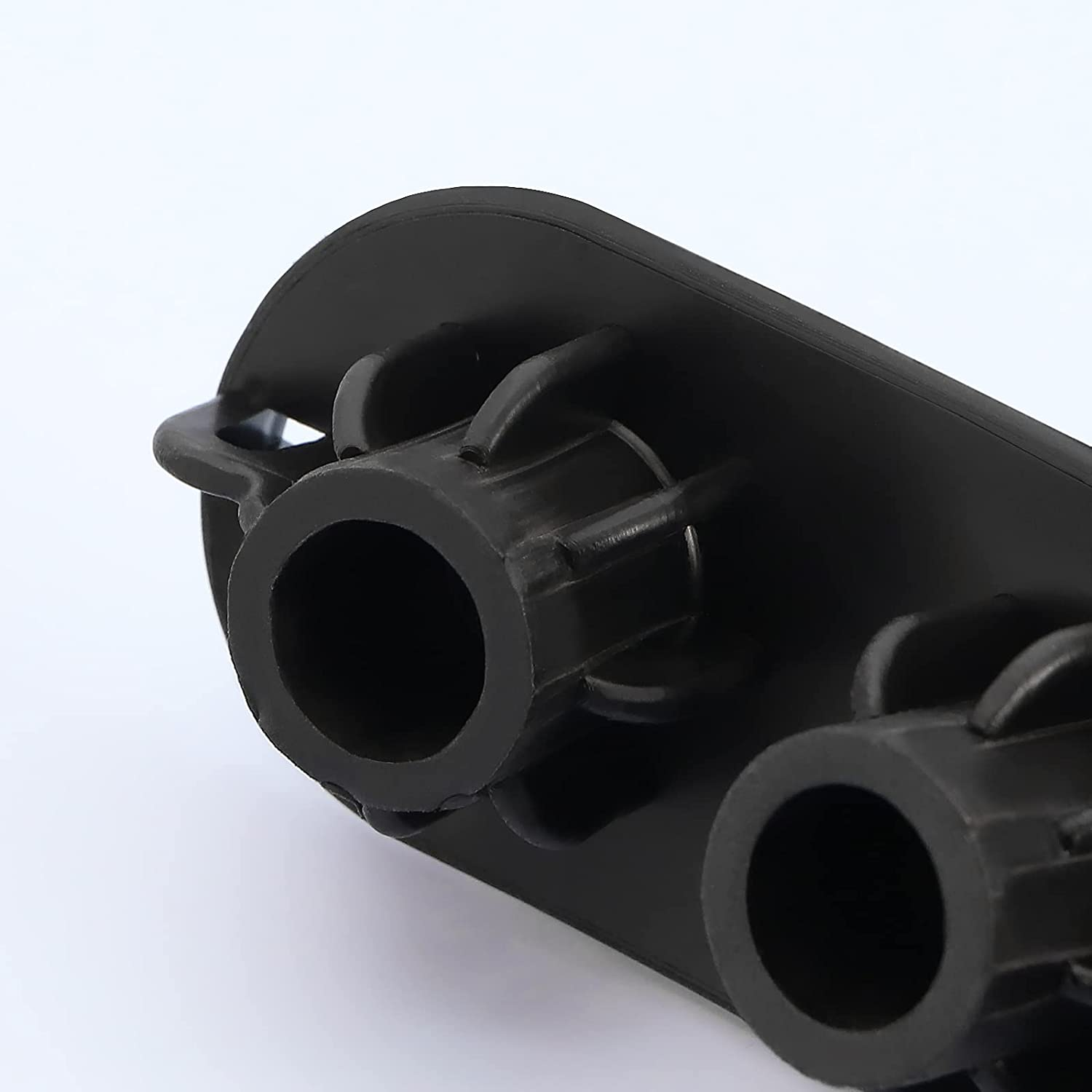 Ecsing Pressure Washer Nozzle Holder for Holding 5 Nozzles with Standard 1/4" Quick Connect Plug Rubber Nozzle Tip Storage Support with Metal Clip Black image number 5