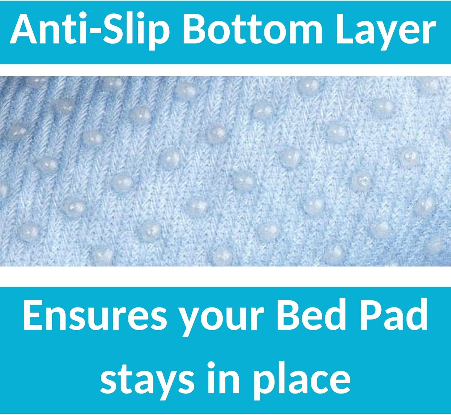 Waterproof Bed Pad - Premium 5Layer Protection - 132X86Cm Non-Slip Reusable Bed Wetting/Incontinence Pads - Waterproof Mattress Protector - Machine Washable - Breathable Maximum Comfort (4) image number 5