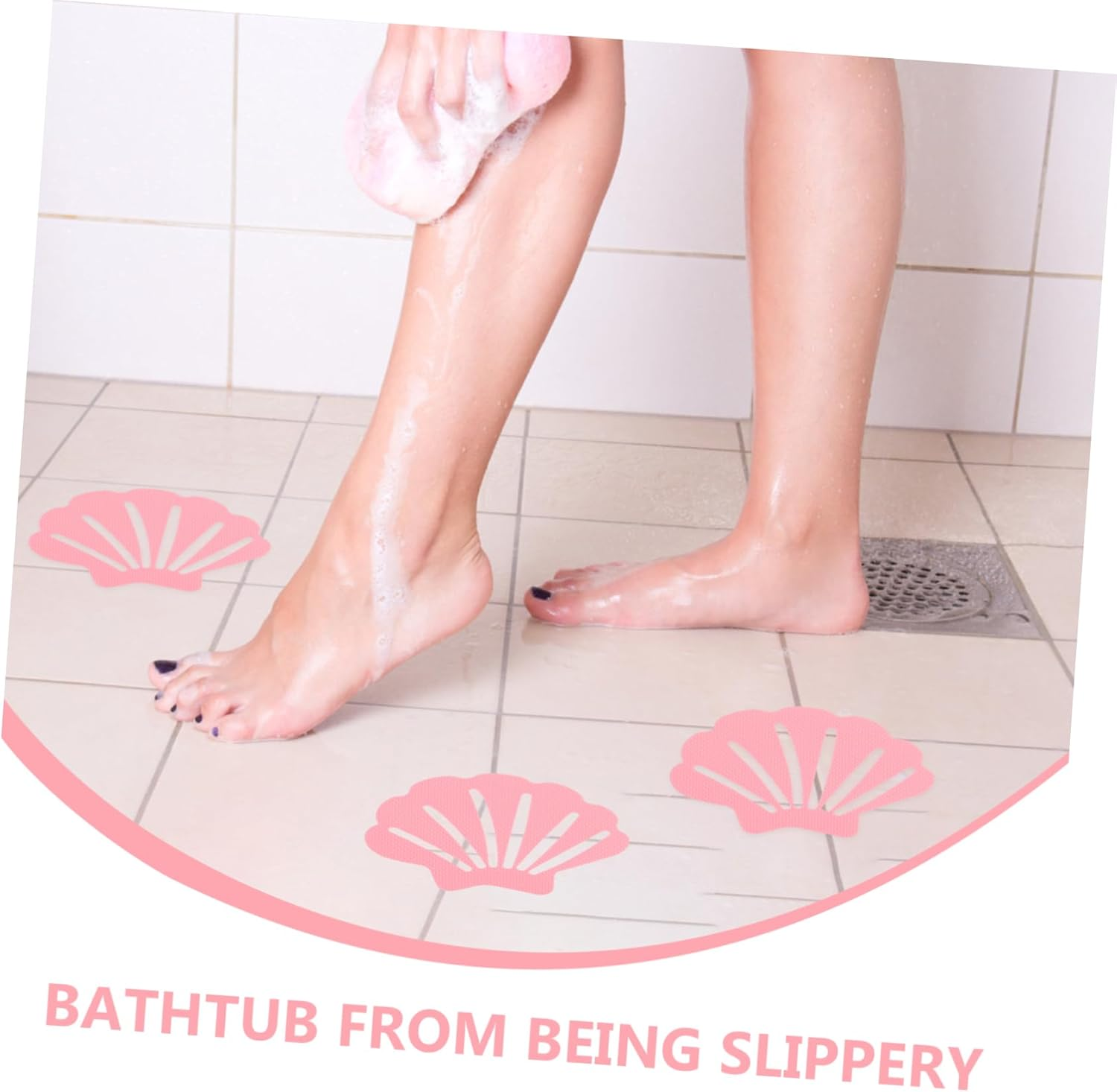 SHERCHPRY Bathtub Non Slip Stickers Peva Bathroom Decals Slip Shower Stickers Easy Peel Decals image number 6