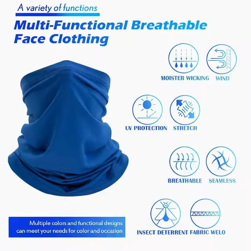 Multi-Functional Outdoor Headscarf - Elastic Mask, Neck Warmth, Scarf, Outdoor Sports Headscarf (Two Black Sets)