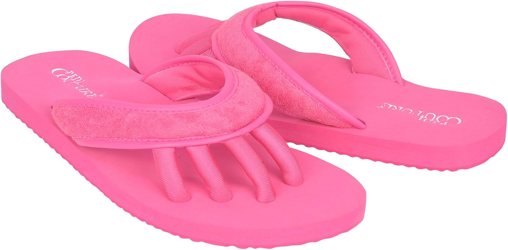 Pedi Couture Sandals, XL Size 41+, Lightweight Women'S Sandals with Toe Separator, Shower Slippers, Toe Mules, Leisure, Bath, Sauna Shoes, Spa, Pedicure image number 2