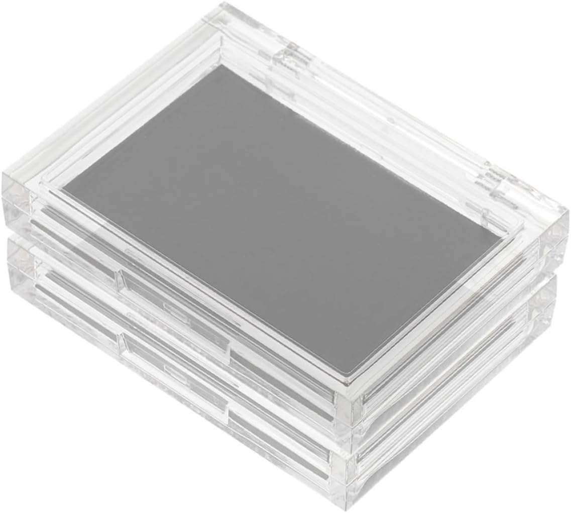 DECHOUS Empty Magnetic Eyeshadow Palette 2Pcs Abs Makeup Organizer Tray with Magnetic Pans for Eyeshadow Lipstick Blush Travel Cosmetic Storage Case image number 3