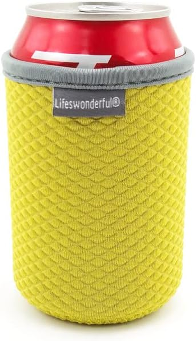 4 Pack - Insulated Stubby Holder Sleeves for Drinks Cans, Soft Drinks, Beer - by Lifeswonderful image number 1