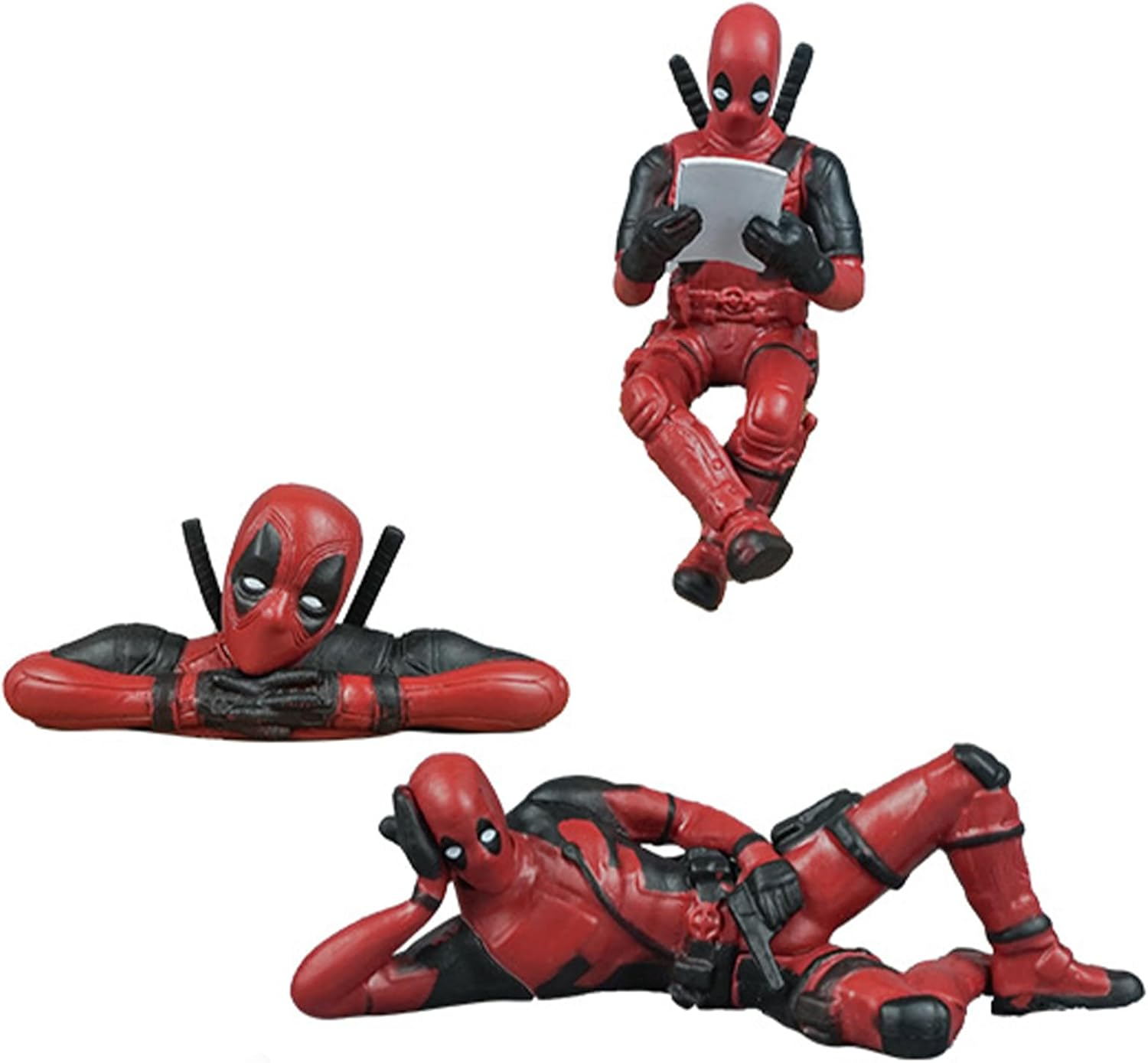 3PCS Car Interior Model Ornaments Home Office Desk Charm Christmas Ornaments Auto Motorcycle Truck Decoration（Different Postures） image number 3