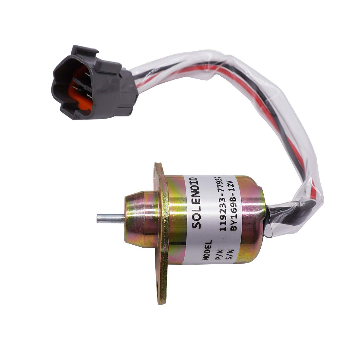 Fuel Shut off Solenoid 119233-77932 for Yanmar 1503ES-12S5SUC12S Woodward M810324 John Deere
