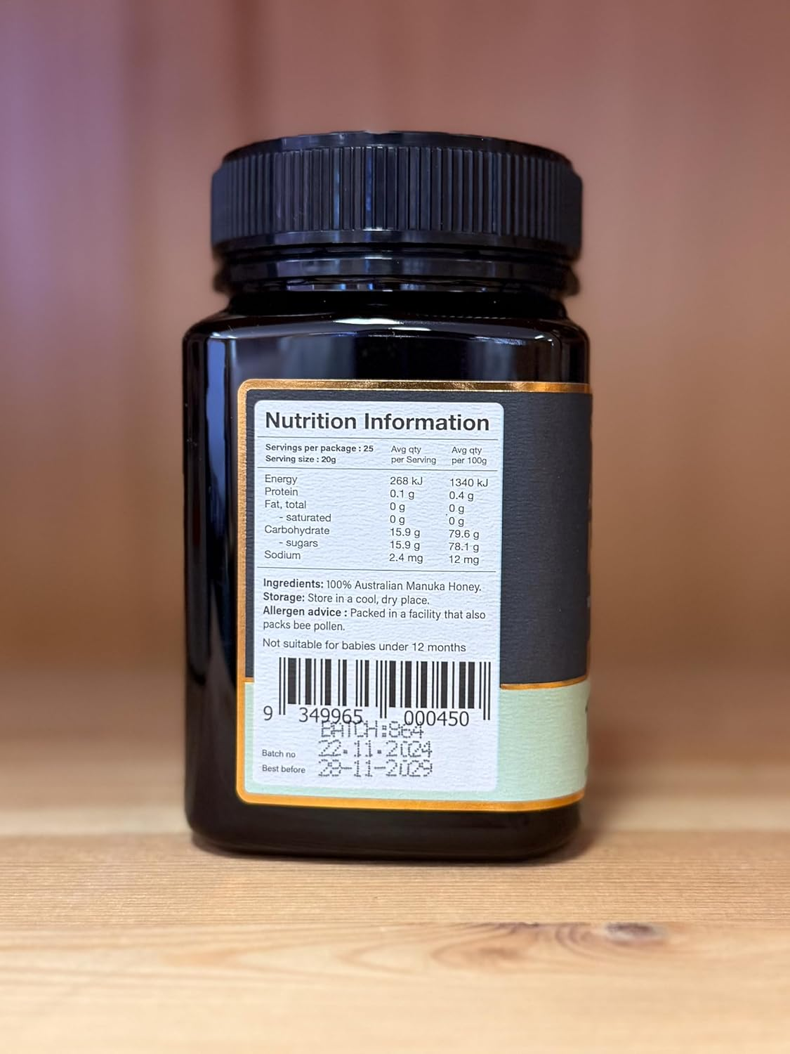 Honey Cure MGO 100+ Australian Manuka Honey 500 G image number 2