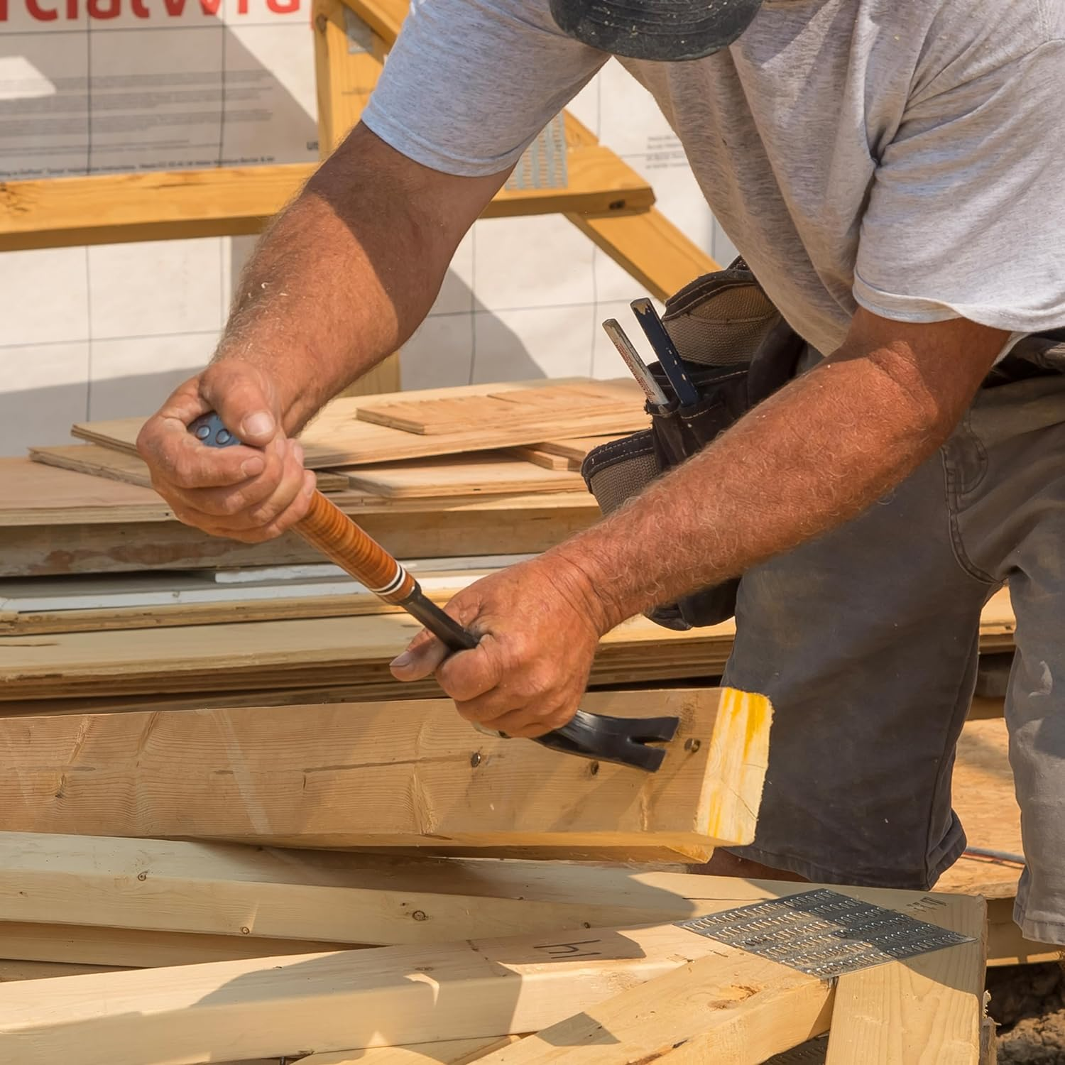 Estwing E19SM Ultra Framing Hammer Leather Milled 540G (19Oz) image number 1