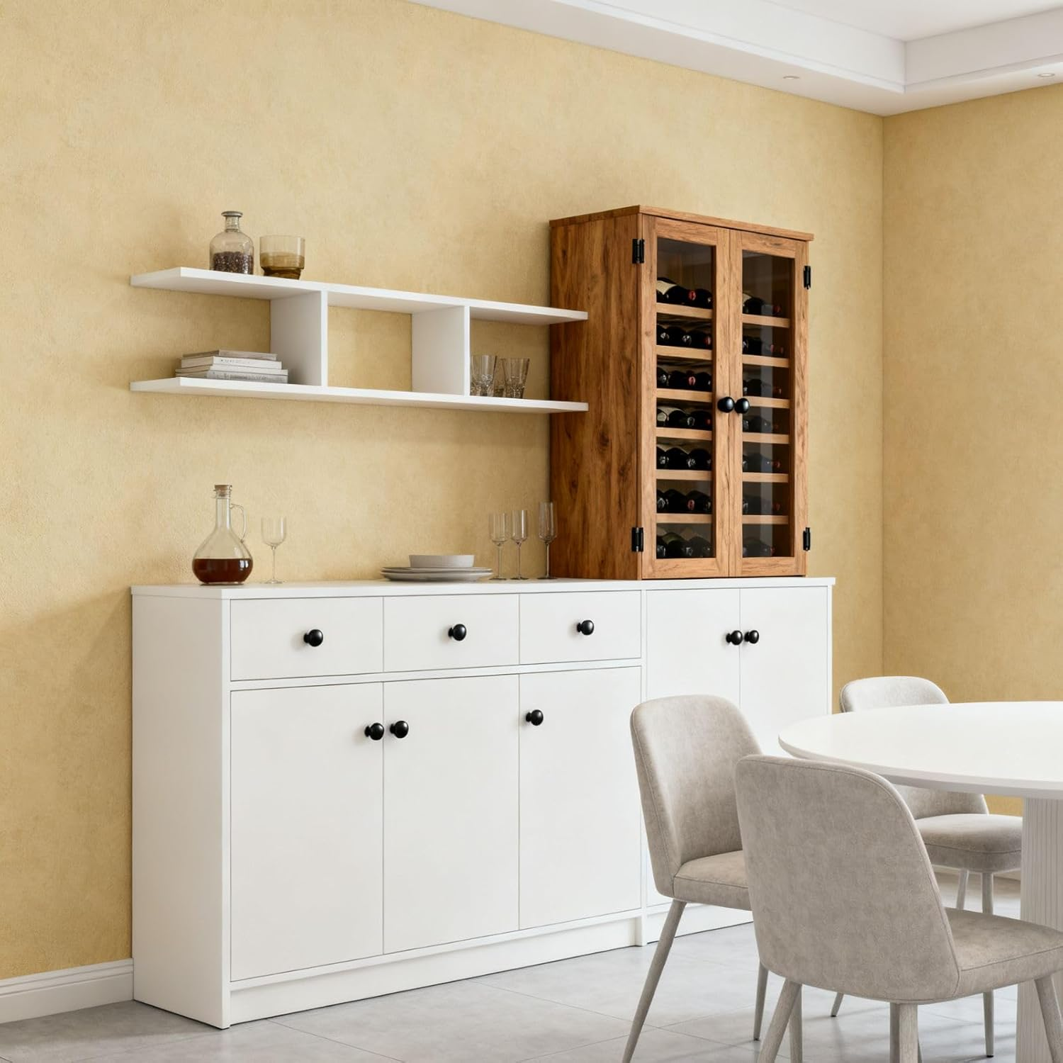 Tsunnee Vintage Cabinet Knobs Antique Brass round Drawer Handles Kitchen Cupboard Door Hardware 30Mm 12PCS (Black) image number 6