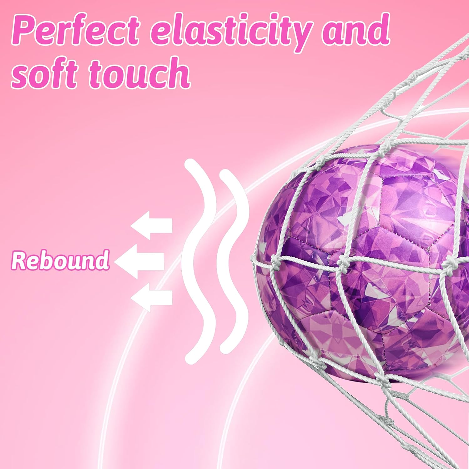 BYAOSUN Soccer Ball Size 3 for Kids, Premium TPU Toddler Soccer Balls Interactive Indoor Outdoor Sports Toys for Kid Children Boys Girls Teenager Schoolboys Birthday Gifts