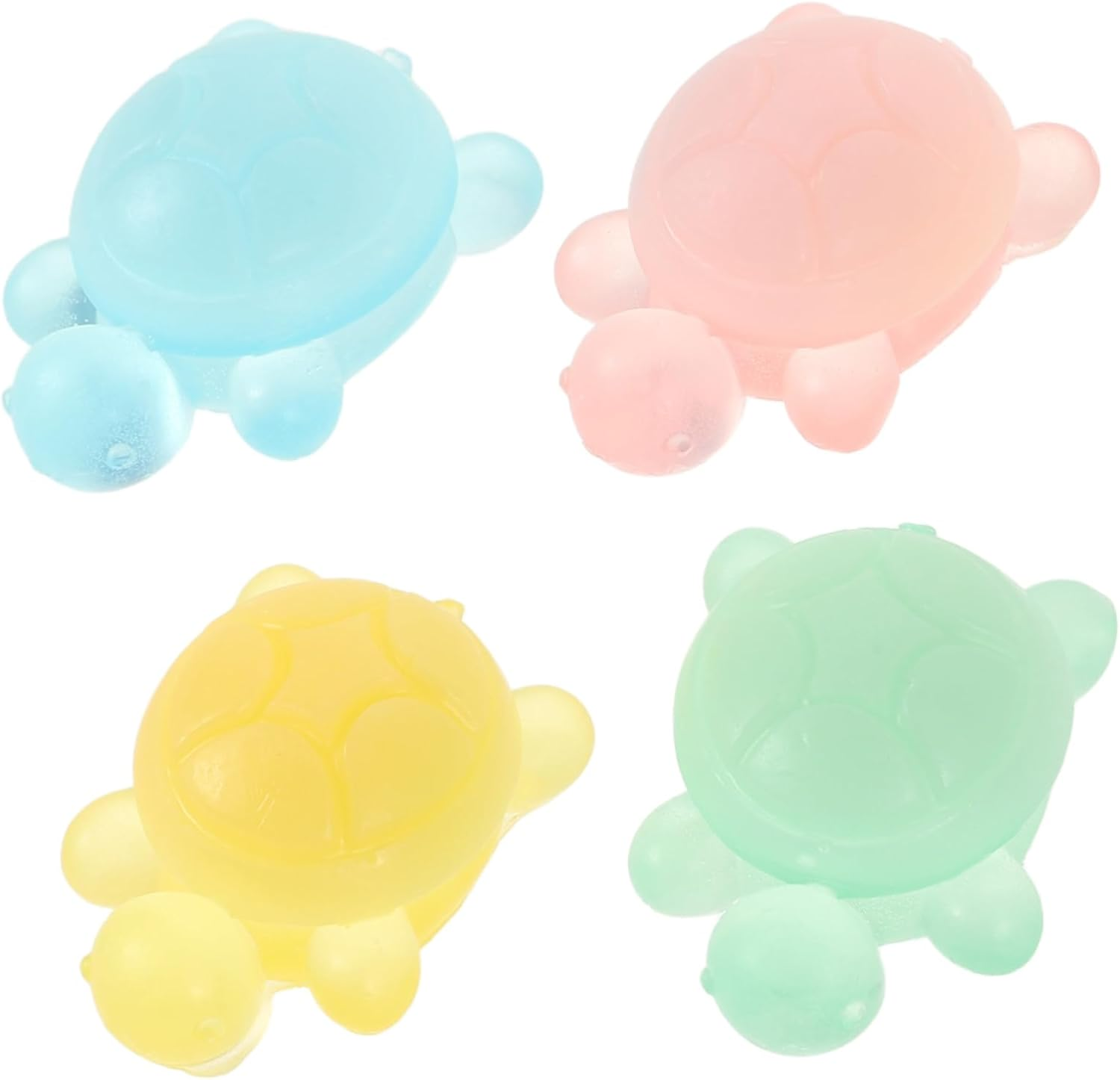 Mikinona 4Pcs Mild Formula Boys and Girls Body Soap Handmade Soap Bars for Boys Girls Turtle Shell Shape Essential Oil image number 3