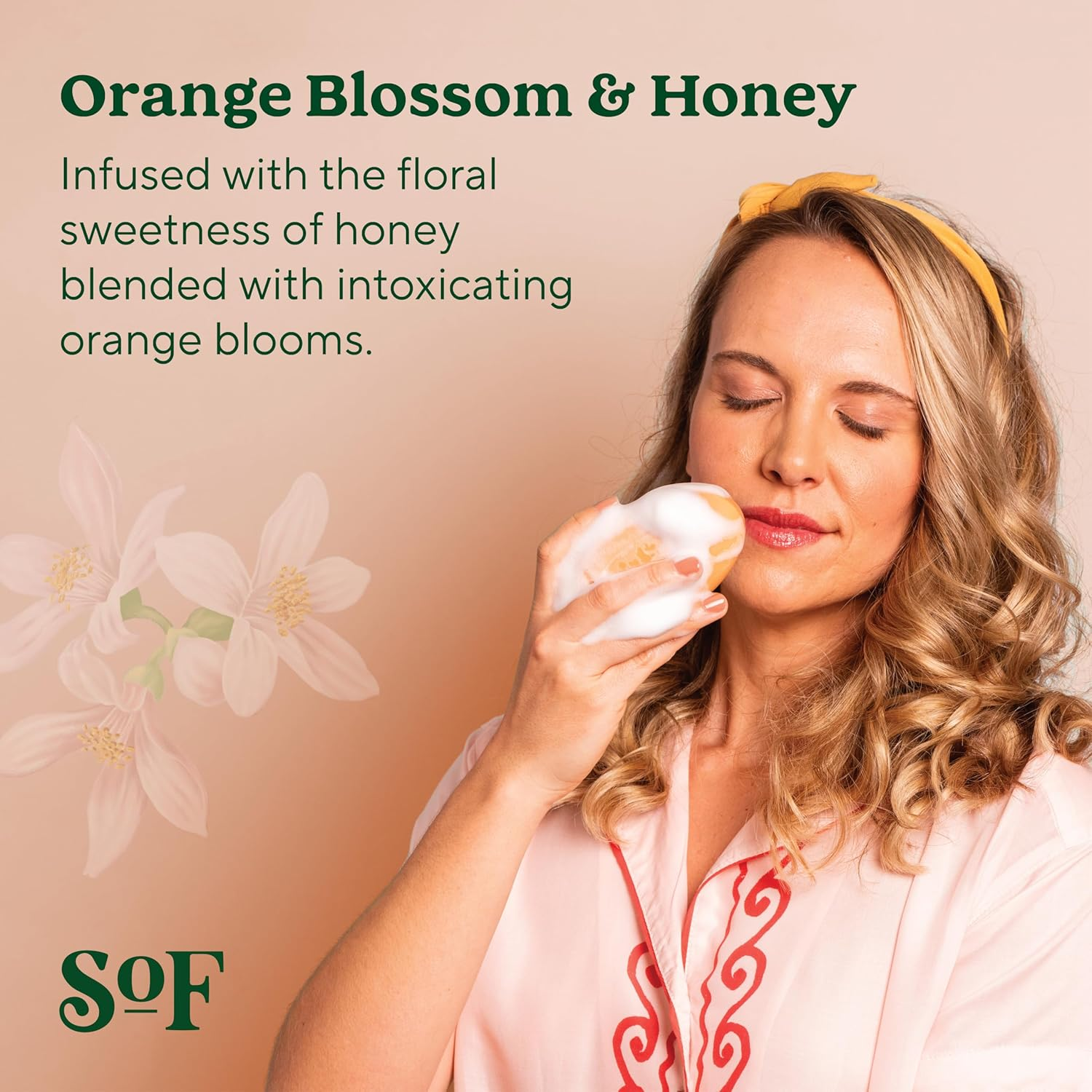 South of France Bar Soap - Orange Blossom Honey - Natural Body Care - 6 Oz (Pack of 4) image number 4