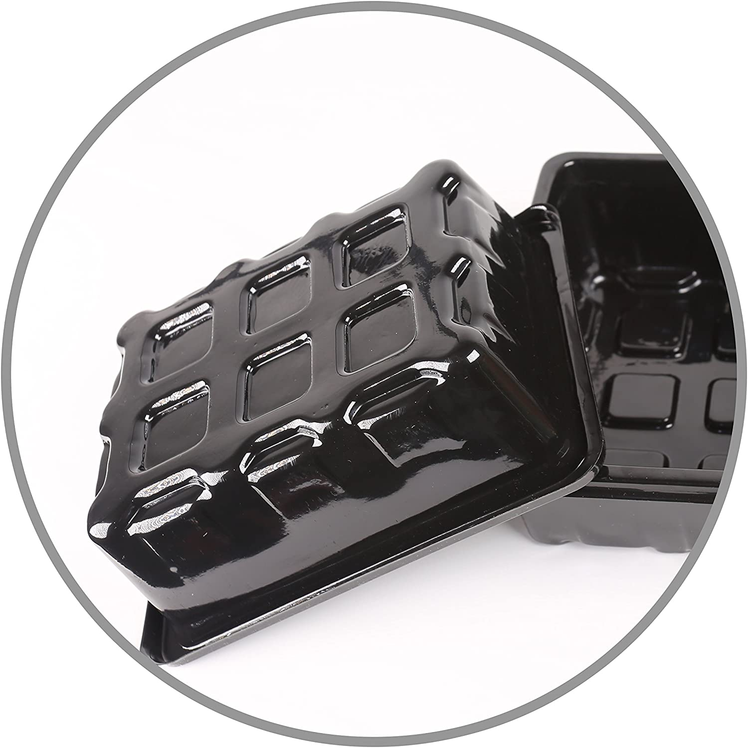 LOVEDAY 10-Pack Seed Starter Trays 60 Large Cells Seedling Tray Plant Grow Kit with Lid and Base for Seed (6-Cell per Tray) with 10 Plant Tags