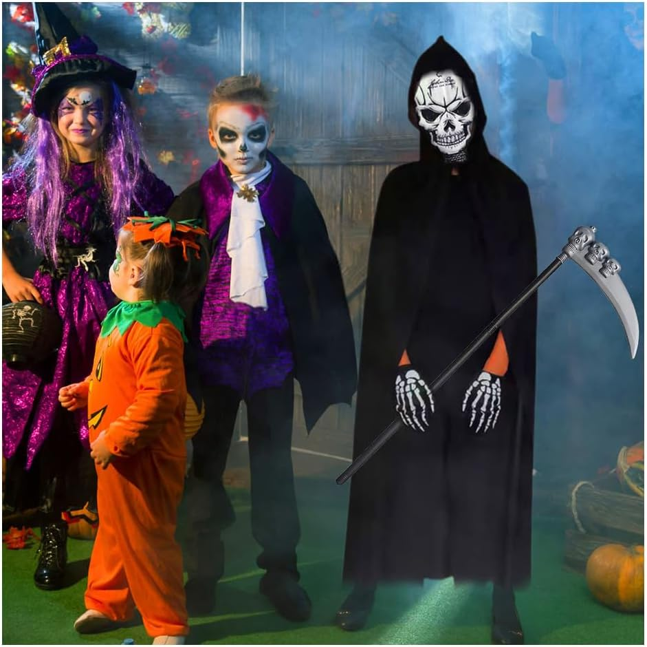 Unisex Hooded Cloak Unisex Velvet Cape Full Hooded Cloak Halloween Christmas Witch Costume Cosplay image number 4