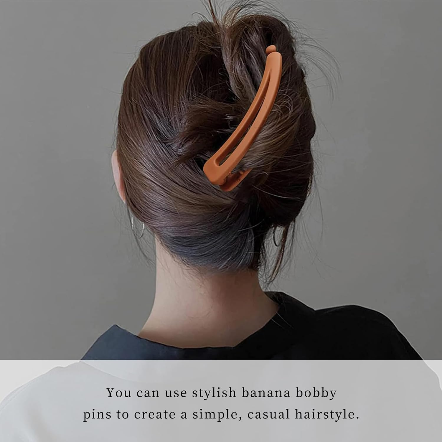 Pack of 5 Banana Clip Hair, Banana Clip Thick Hair, Banana Clip Thin Hair, Retro Banana Hair Clip, Non-Slip Banana Clip, Suitable for Women and Girls