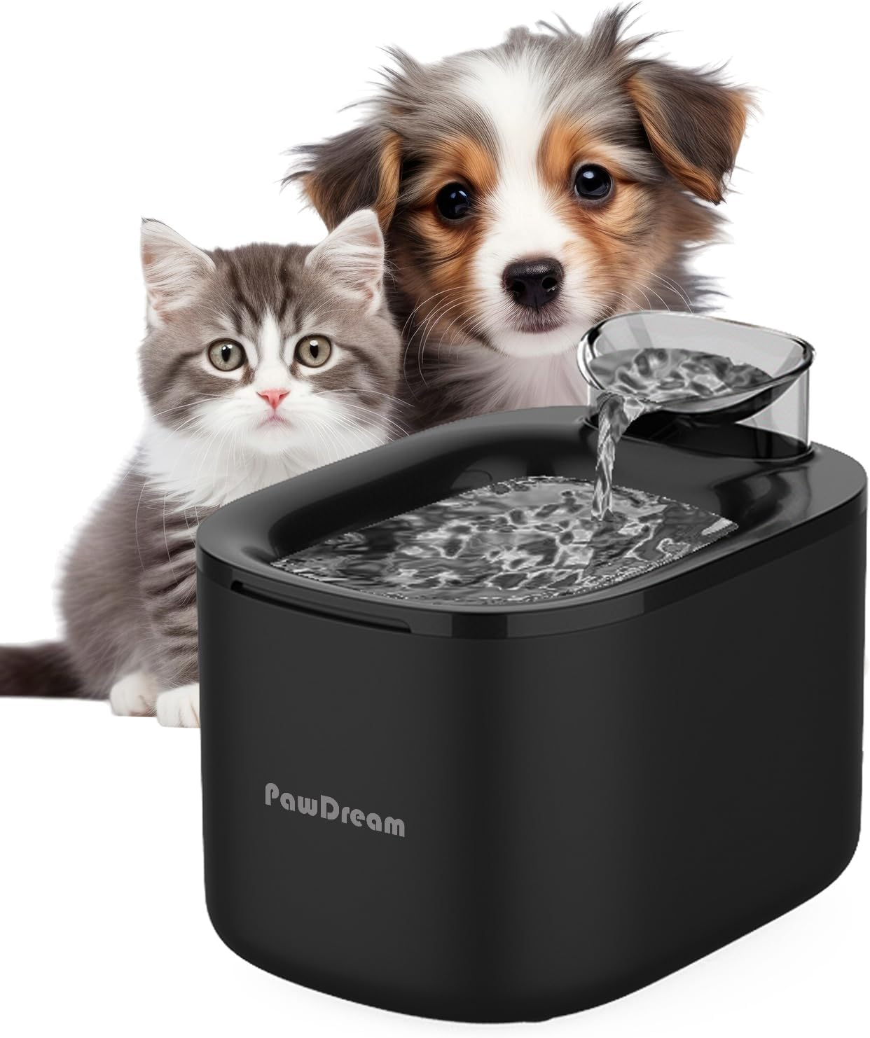 Automatic Cat Water Fountain for Dogs & Cats | 4Liters Large Capacity Portable Pet Fountain with Ultra-Quiet Filtration,Dry-Run Protection & AU Plug Included | Ideal for Multi-Pet Household