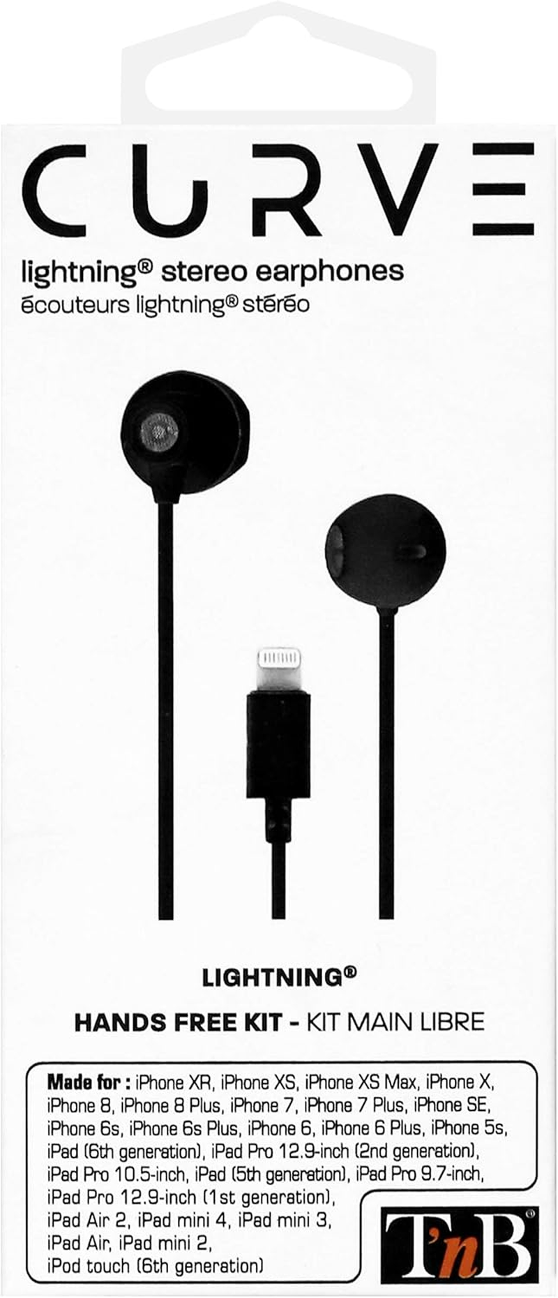 Curv Lightning In-Ear Headphones - Black image number 4