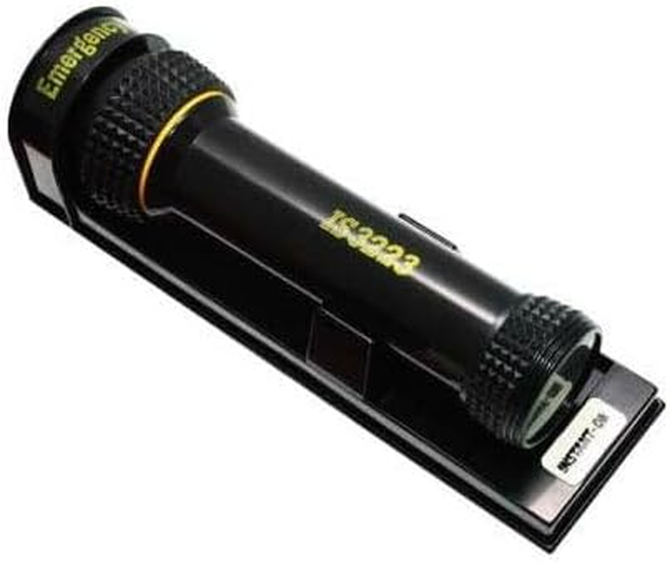 Dolphy Wall Mounted Hotel Emergency Torch &ndash; Black Aluminium Alloy, LED Light with Auto On/Off, Energy Saving, Anti-Theft Design, Ideal for Hotels, Offices & Home image number 2