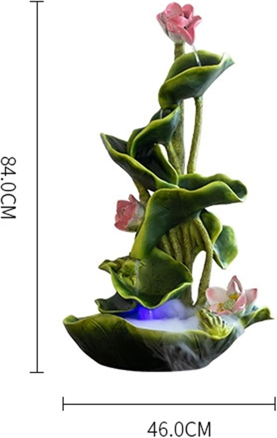 Outdoor Fountain New Chinese Landing Water Fountain, Living Room Courtyard Decoration, Home Accessories, Decorative Lotus image number 3