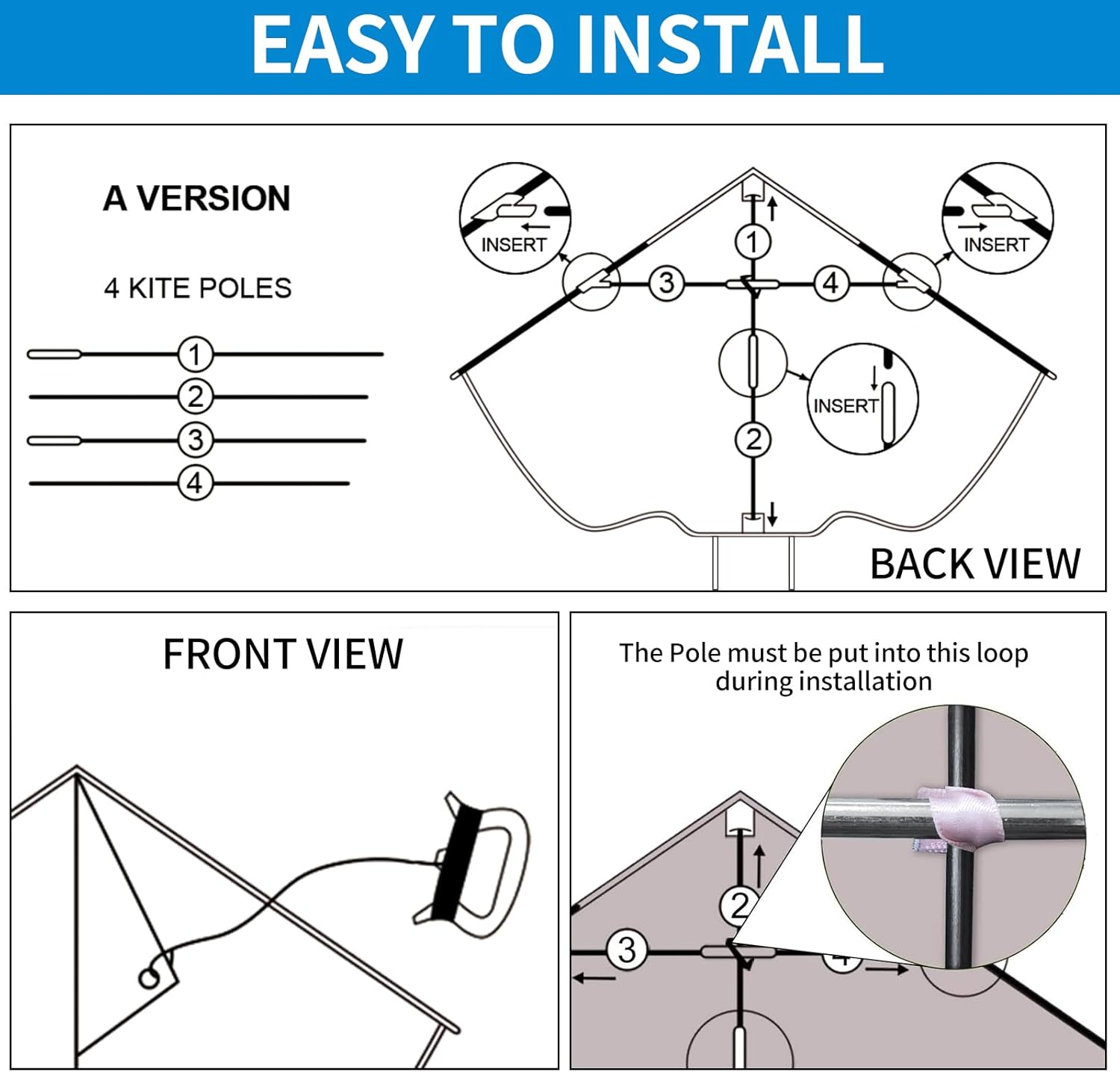 Yongnkids Kites Dinosaur Dragon Delta Kite for Kids Children Boys Girls Adults Beginners the Beach Outdoor Games Easy to Fly image number 3