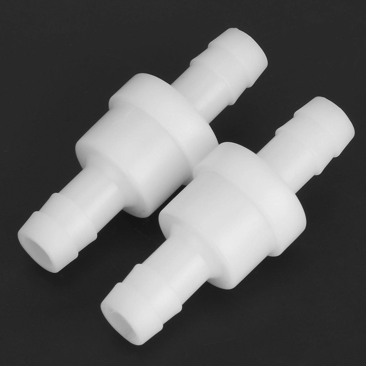 Aquarium Check Valve, Non-Return Durable One Way Air Valve Plastic 10Mm 2Pcs for Gas for Liquid image number 1