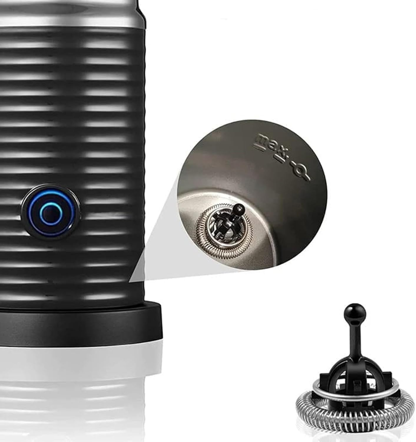 YNPQTDS Replacement Frother Whisk,2 Replacement Whisks for 4 in 1 Electric Milk Frother,Milk Frothing Spare Part for Coffee Tea Machine Electric Milk Frother Part,Milk Frother Espresso Blender Replace image number 2