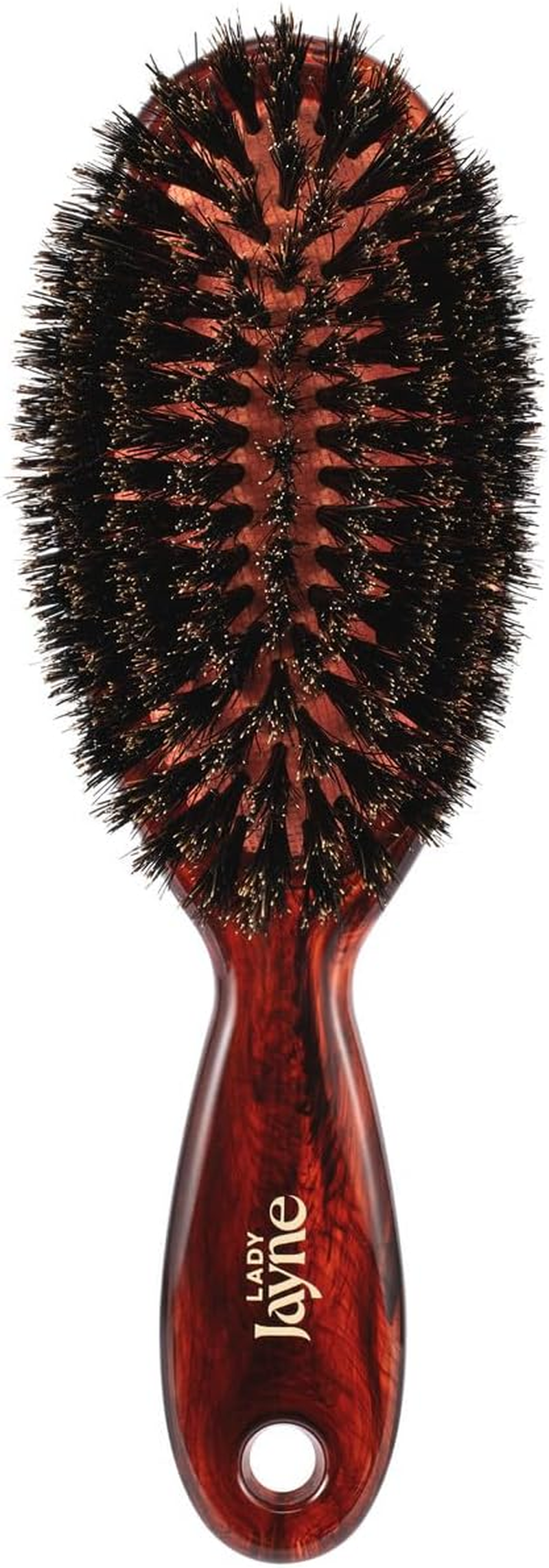 Lady Jayne Purse-Sized 100% Boar Bristle Pad Brush image number 2