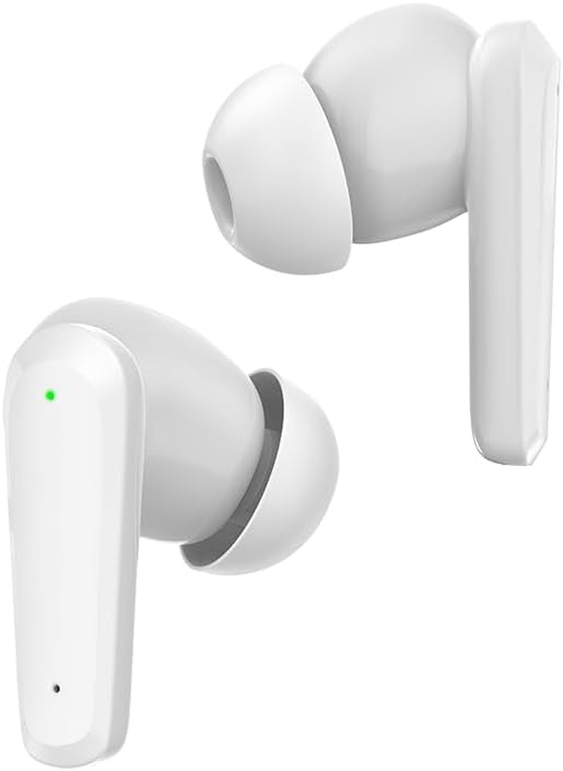 SPC Ether 2 Pro Wireless Headphones White with Active Noise Cancellation, 6 Hours Battery Life + 20 Hours in Charging Case, Gaming Mode, IPX4, Touch Control and Light Weight image number 1