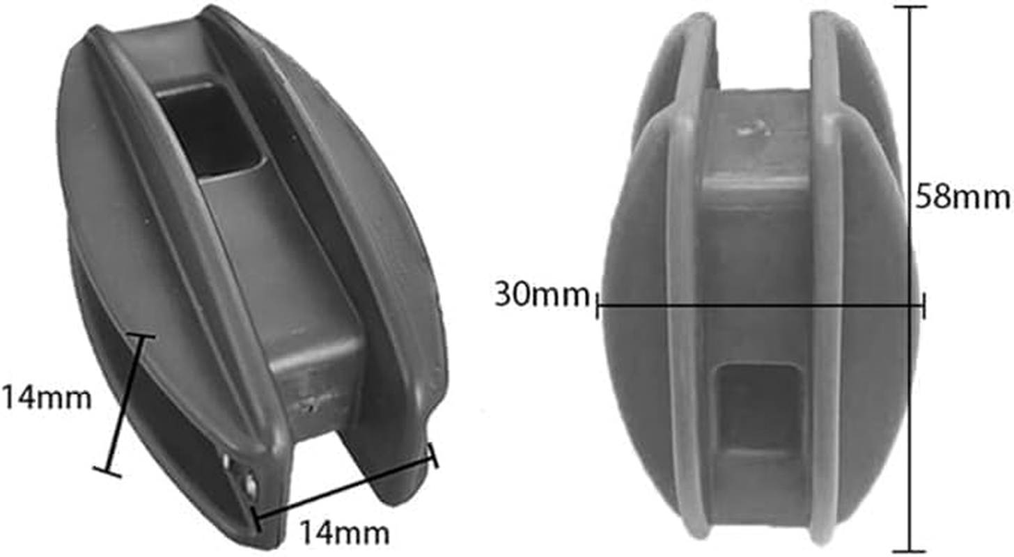 20 Pcs Bull Nose End Insulator for Electric Fence - AU Standard Durable Plastic Livestock Fencing Insulators, Electric Fence Post Insulators for Secure & Weatherproof Installation (Black)
