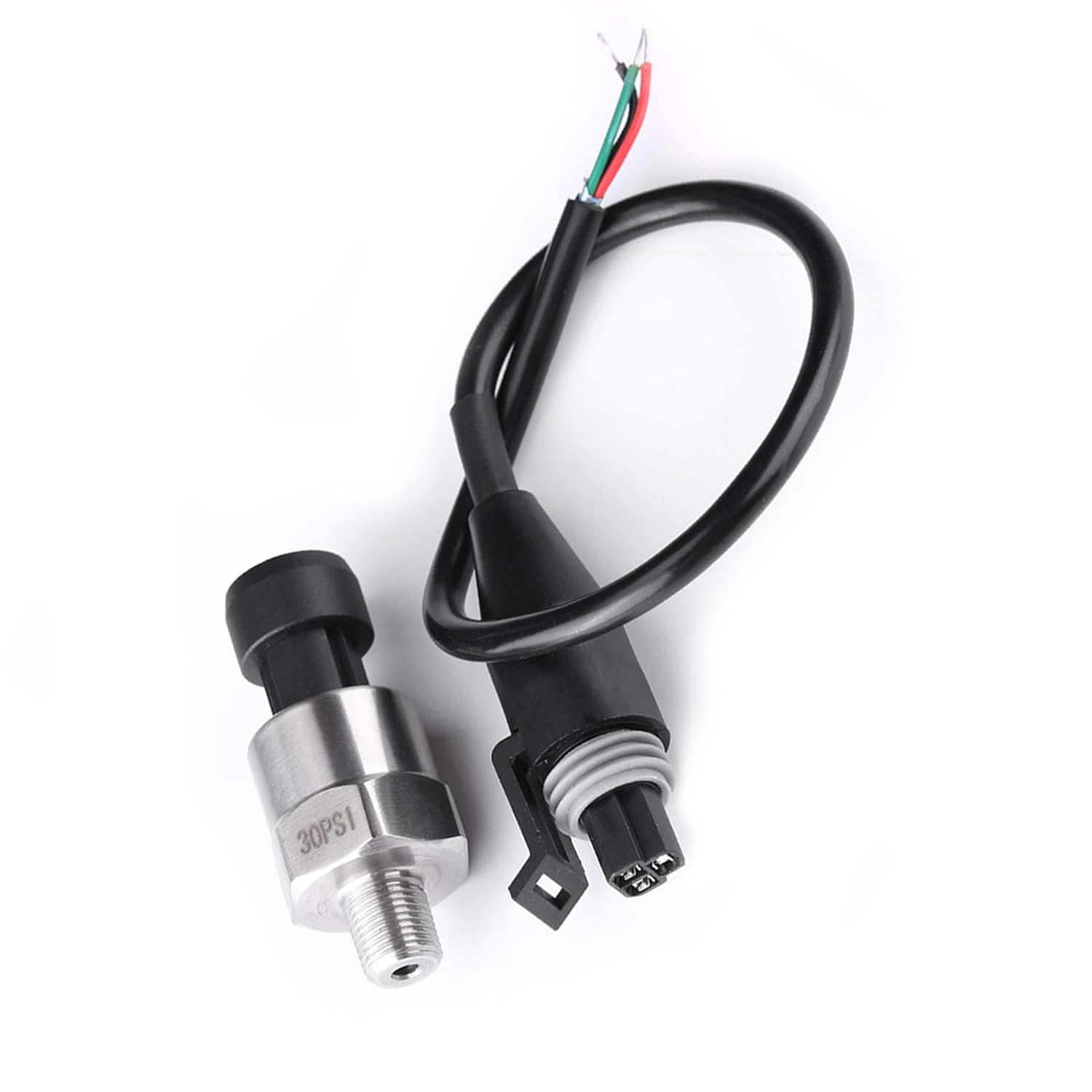 Waterproof Stainless Steel Pressure Transducer 30PSI 卤2% FS Accuracy for Air & Water Applications image number 3