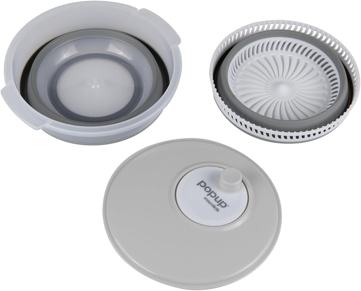 Popup Essentials Salad Spinner - Space Saving for Your Kitchen, Caravan or Camping Kit. image number 5