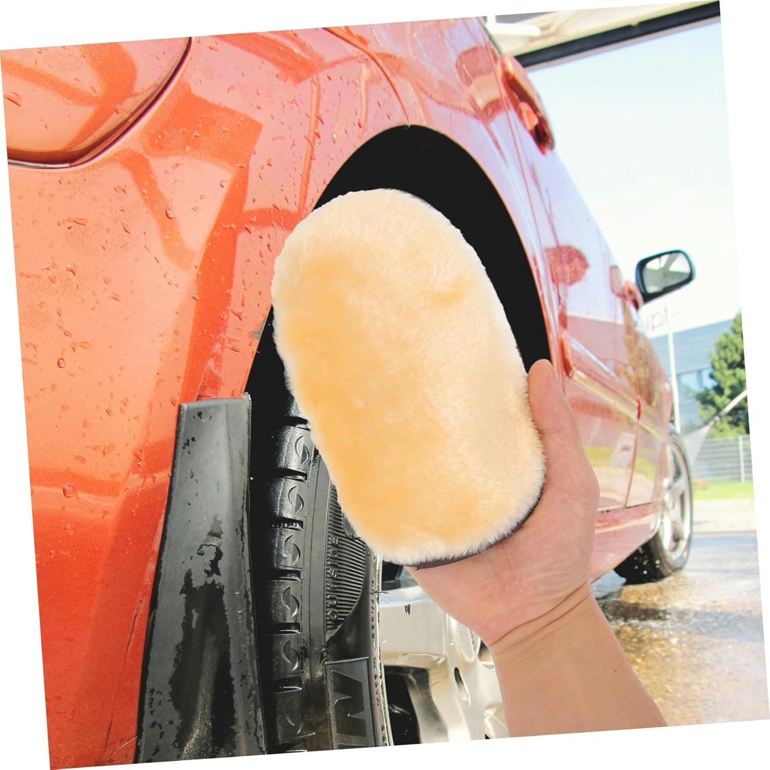 LOORGVEL Car Wash Mitt Wash Mitts Automotive Car Washing Cleaning Glove Exterior Care Products Cleaning and Dusting
