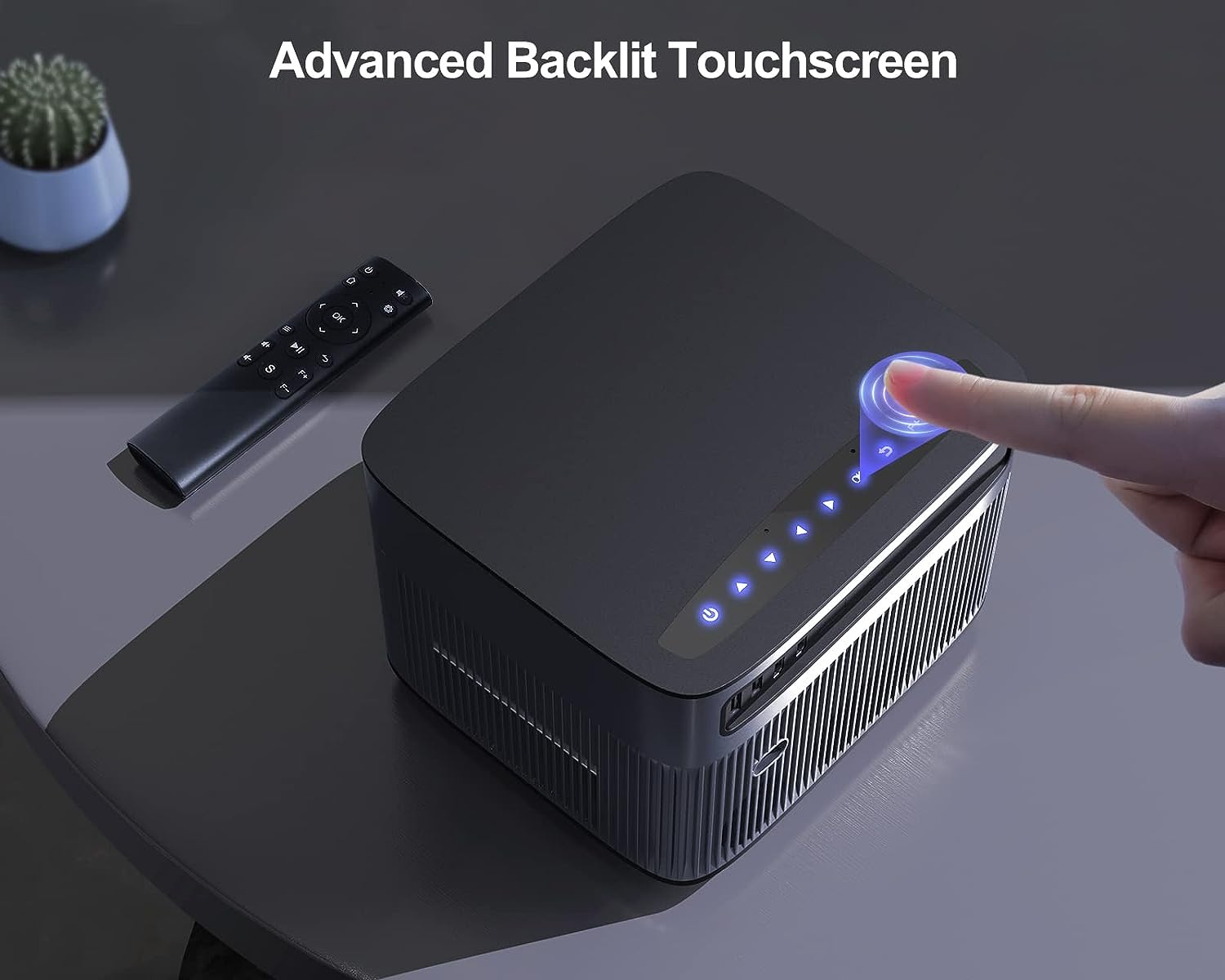 Projector【Auto Focus & Keystone】 Projector 4K 30000 Lumen Wifi6 Bluetooth Full HD 1080P Projectors Home Theater/Outdoor,50% Zoom 300'' Display for Ios/Android/Ps5/Tv Stick/Hdmi/Iphone image number 1