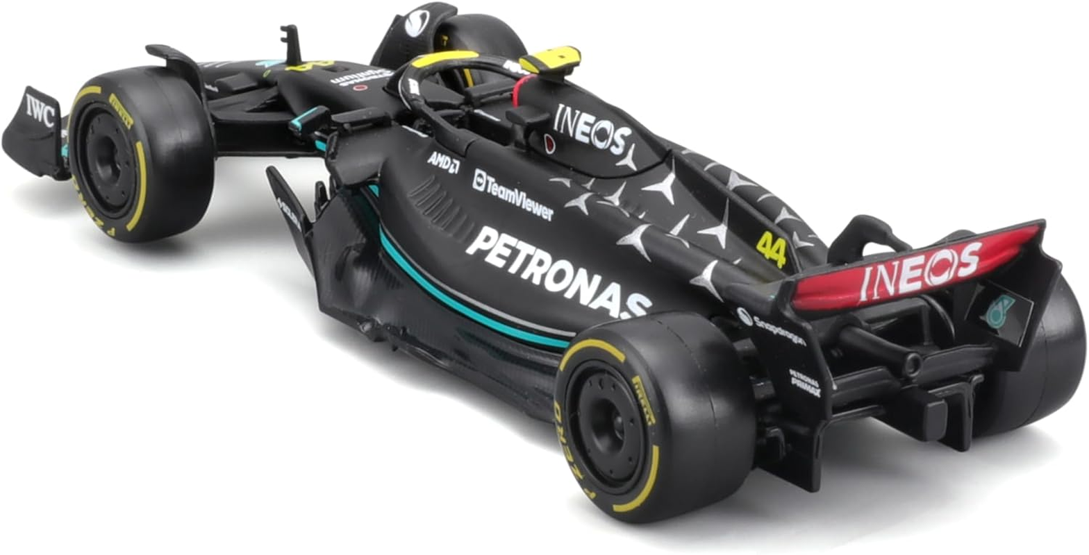 Bburago B18-38180H 1/43 Racing-2023 Mercedes-Amg F1 W14 E-Performance #Hamilton-New 2024, Multicoloured image number 1