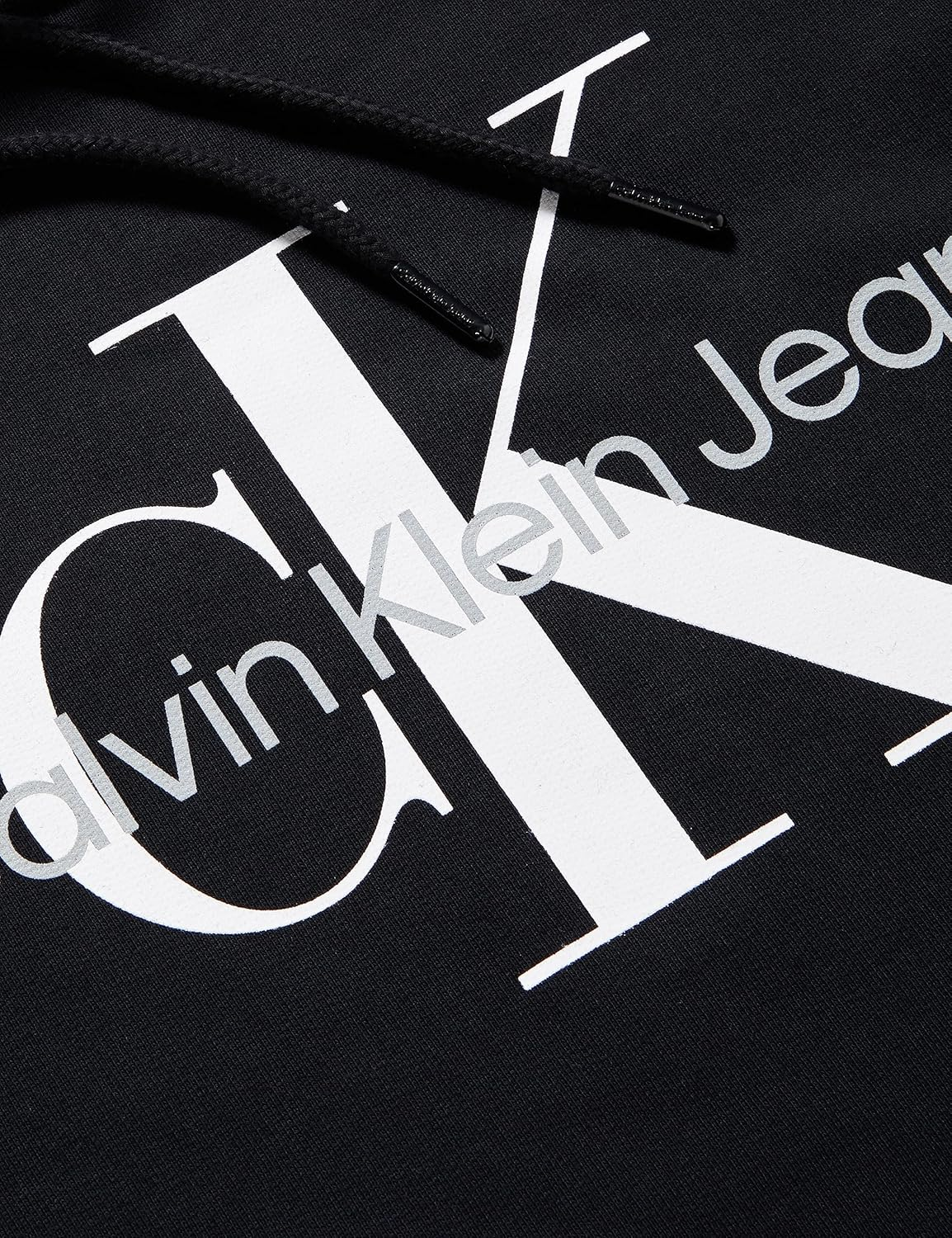 Calvin Klein Jeans Men'S Core Monogram Logo Hoodie, Ck Black, L image number 3