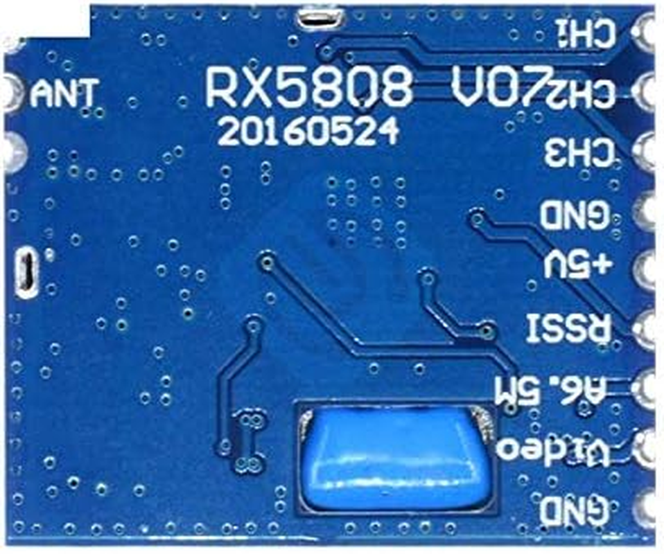 FPV 5.8G Wireless Audio Video Receiver Module for Boscam RX5808 Frequency Phase Lock Analog AV Signal Output 3.5V 170Ma Board image number 5