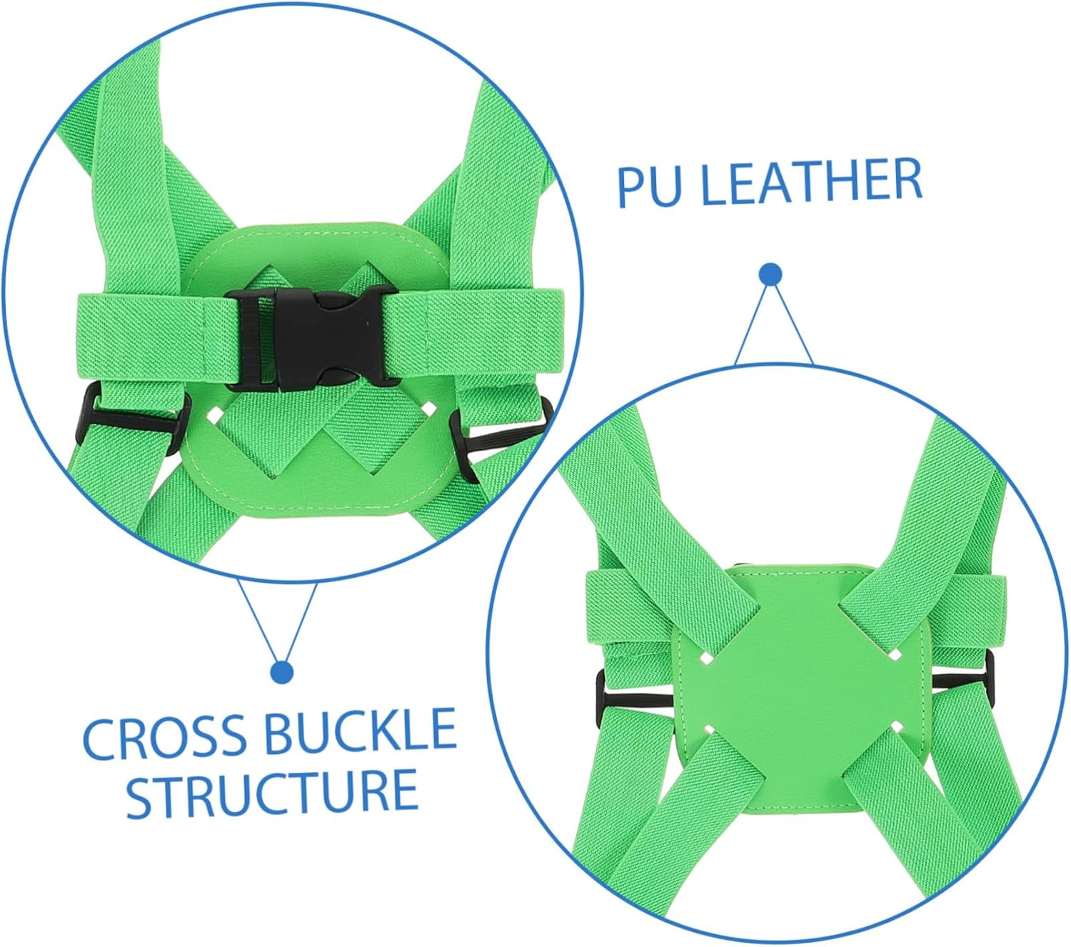 KOMBIUDA Luggage Belt Elastic Travel Strap Suitcase Connector Straps for Easy Identification Security Durable Cross Buckle Design for Peace of Mind during Journeys Lightweight Convenient image number 6