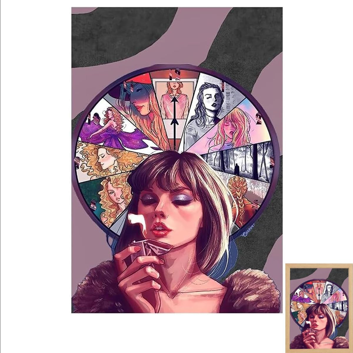 Aesthetic Canvas Wall Art Poster, Music Theme Room Decor, 40 X 60 Cm, Unframed image number 6