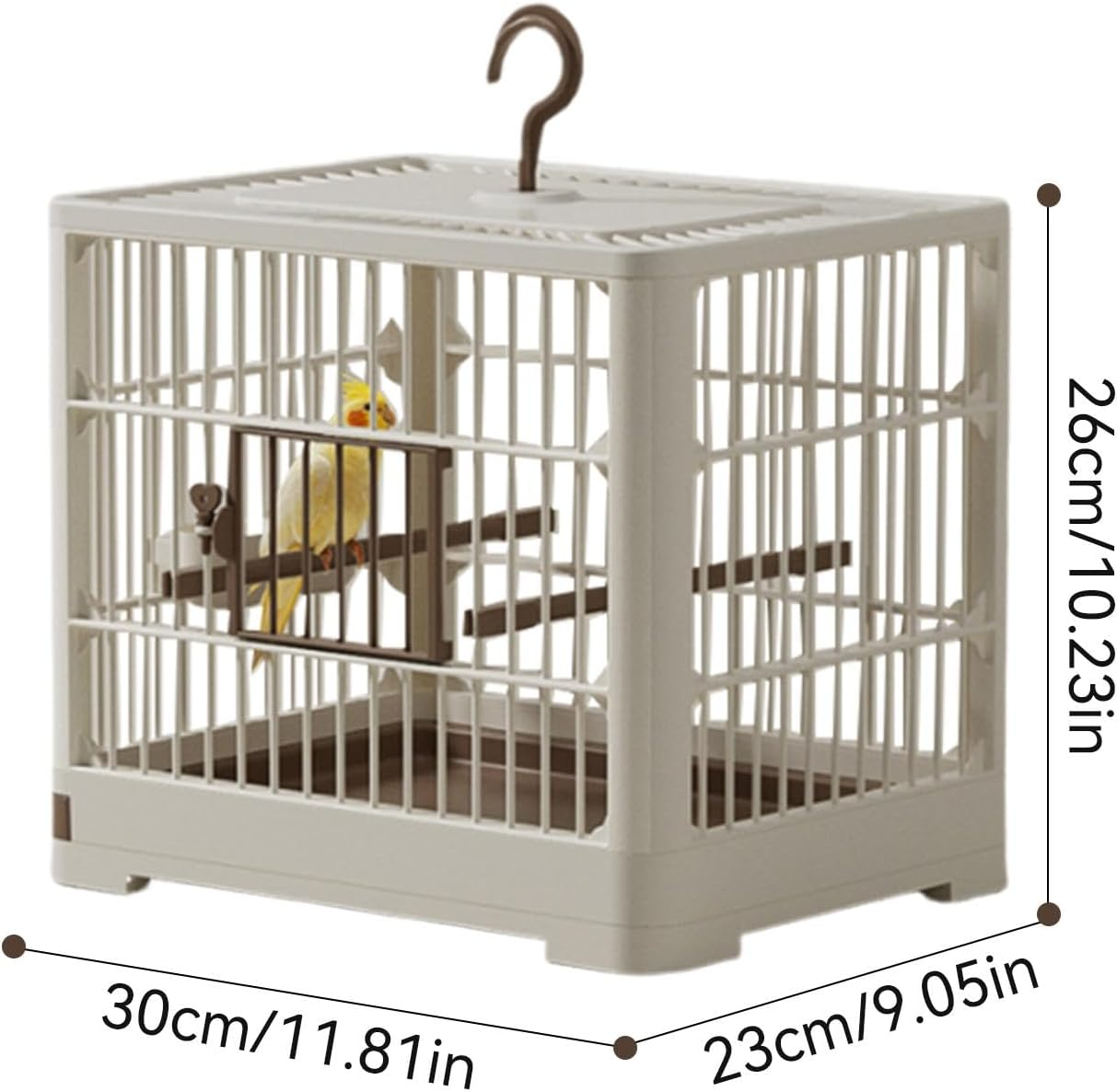 Travel Bird Cage - Bird Transport Box, Portable Bird Container | Travel Bird Cage Bird Folding Travel Cage, Features Standing Soft Side Travel Carrier Cage for Parrots, Bird Carriers, Lovebirds