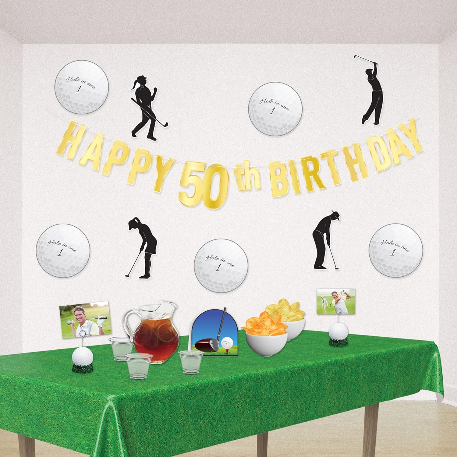 Beistle Golf Ball Cutouts Pack of 4 image number 3