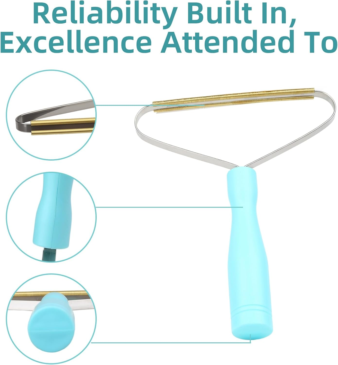 AIAOO Pet Hair Remover - Multi-Fabric Cat & Dog Fur Remover with Carpet Rake Scraper, Reusable Magic Brush for Rugs, Couch, Pet Towers & Car Interiors, Easy to Eliminate Embedded Strands image number 2