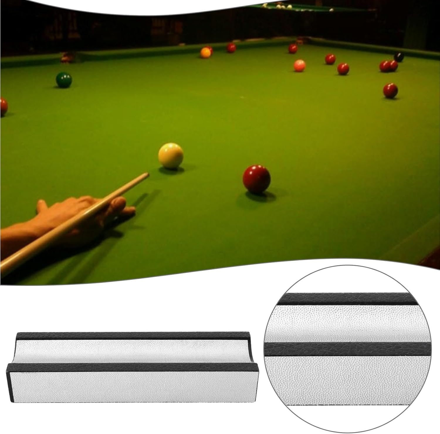 OTOTEC 1Pc Multifunctional Pool Cue Tips Shaper Cue Repair Kit Suitable for 9Mm to 13Mm Pool Cues for Replacement and Shaping Cue Tips (100X31X16Mm) image number 1