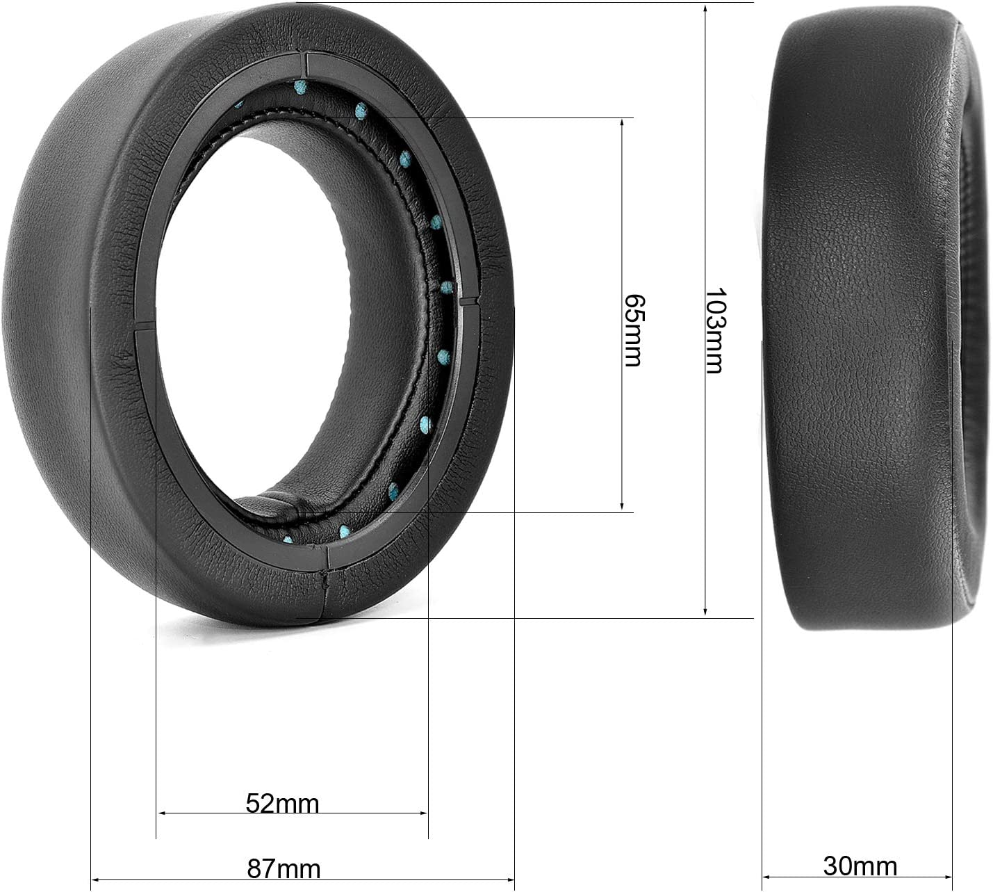 Defean Replacement Ear Pads Cushion Compatible with Corsair HS50 Pro HS60 HS70 Headphone image number 1