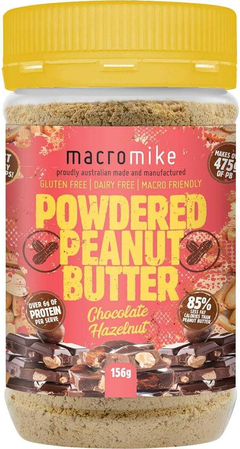 Macro Mike PB+ Powdered Peanut Butter, P-Nut-Ella, 180 Grams