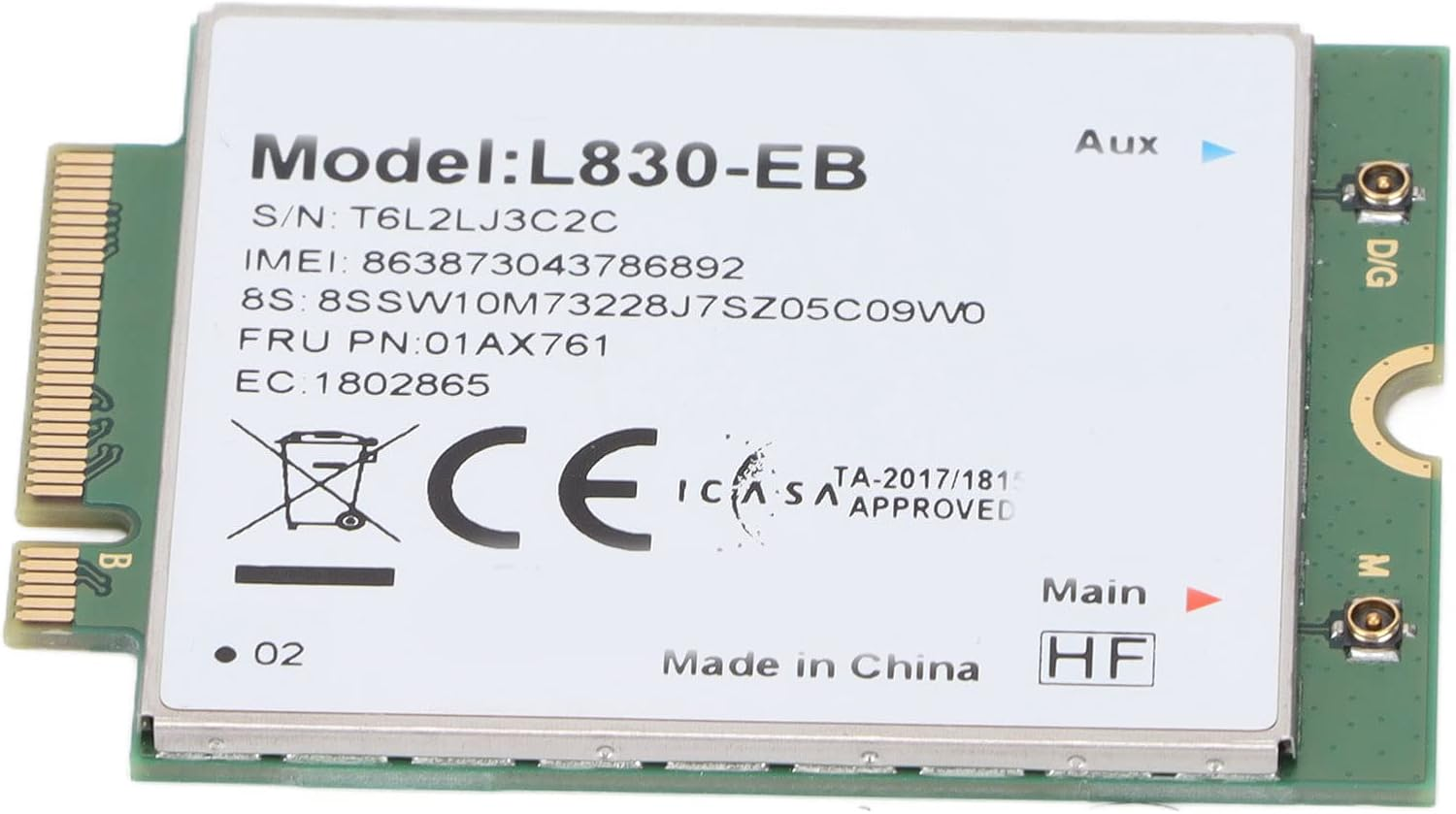 Network Card, 4G LTE FDD Module M 2 Key B Interface Computer Components for Thinkpad X280 X390 T480 P52S, Plug and Play image number 5