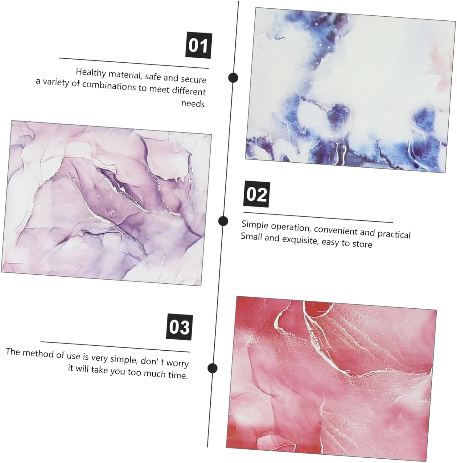 COHEALI Thermal Transfer Lettering Film - Assorted Color Heat Transfer Vinyl for DIY Crafts T-Shirts Bags & Pillows 30.60Cm X 30.60Cm Easy to Use Sublimation Film image number 4