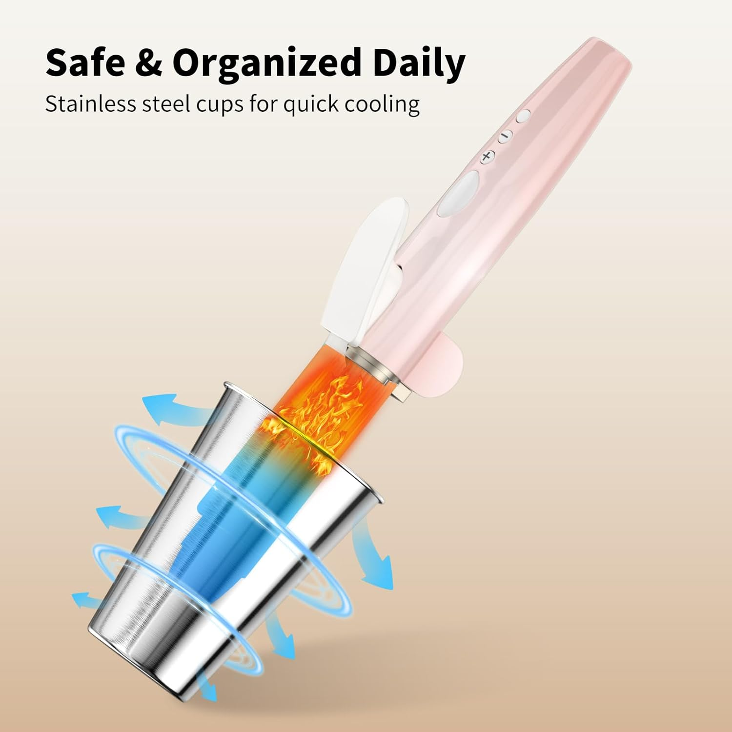 NIUBEE Hair Tool Organizer, Clear Acrylic Hair Dryer and Styling Organizer, Bathroom Countertop Blow Dryer Holder, Vanity Caddy Storage Stand for Accessories, Makeup, Toiletries