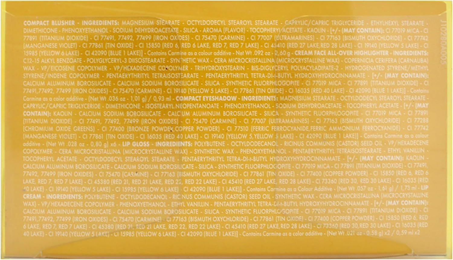 Pupa Happy Bear Make-Up Cosmetic Kit 005 Yellow image number 1