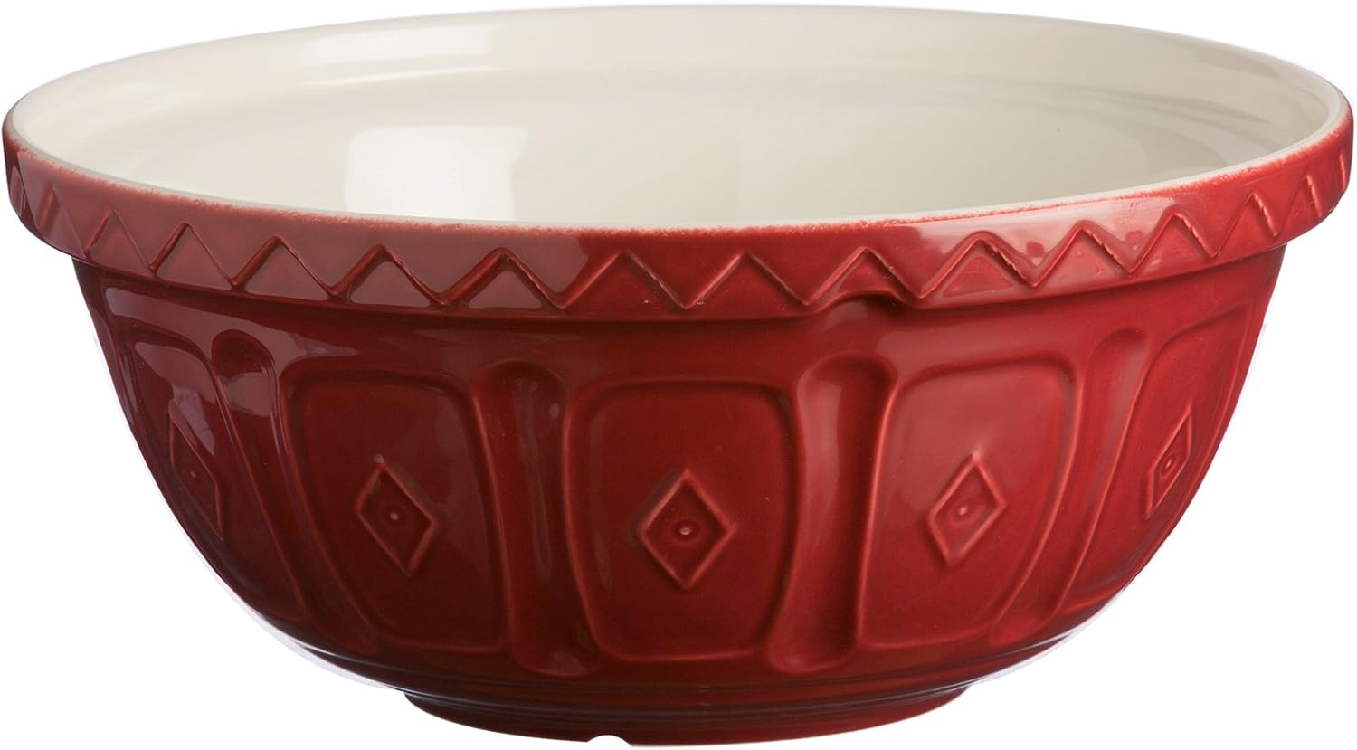 Mason Cash 2001.003 Cane Mixing Bowl, 32Cm, White/Brown 28317