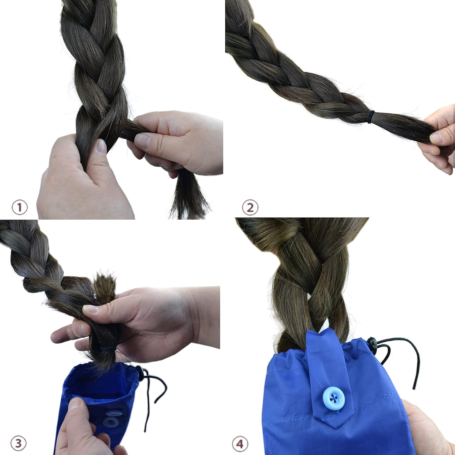 3 Pack Horse Tail Bag Waterproof Bag for Pony Protect Tail from Dirt Breakage Rubbing image number 2