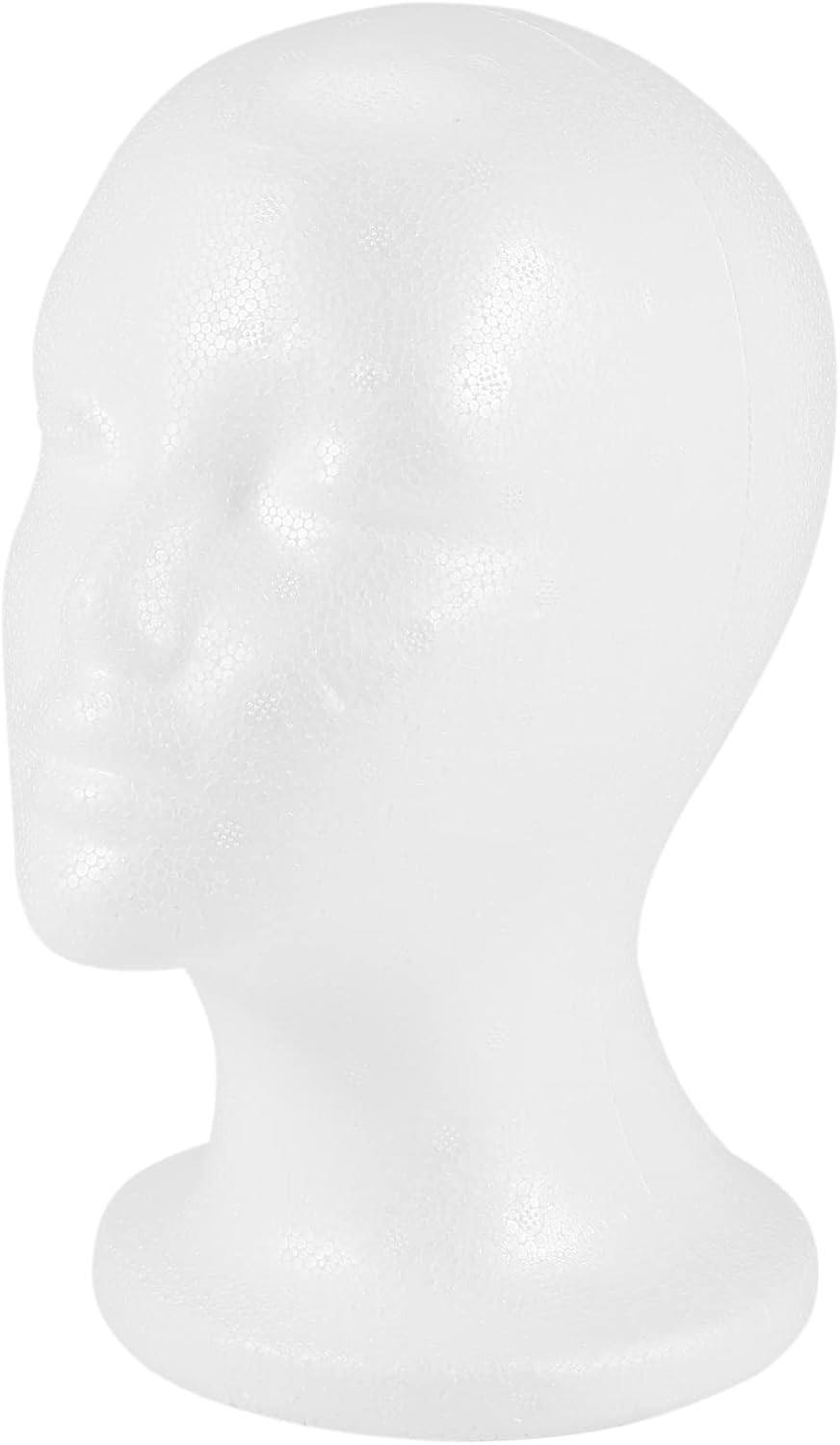 Aboiledy Female Foam Mannequin Head Model Hat Wig Display Stand Rack White image number 5